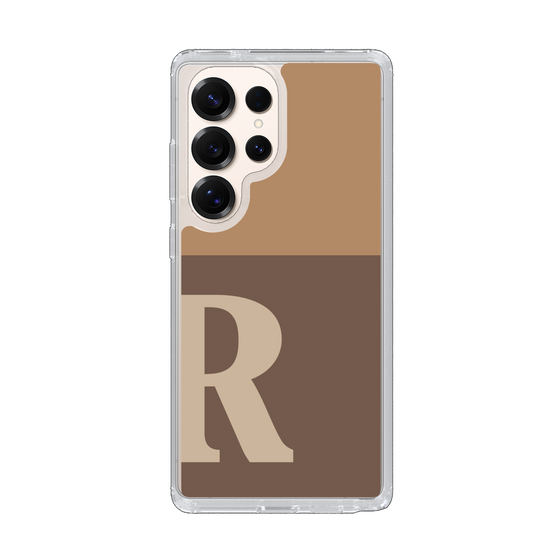 Slim Protection Case［ Original - initial two tone - R brown ］