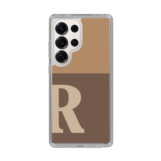 Slim Protection Case［ Original - initial two tone - R brown ］