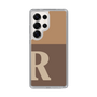 Slim Protection Case［ Original - initial two tone - R brown ］