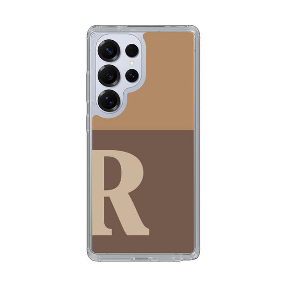 Slim Protection Case［ Original - initial two tone - R brown ］