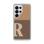 Slim Protection Case［ Original - initial two tone - R brown ］