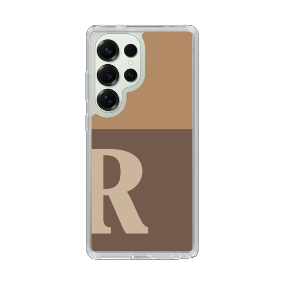Slim Protection Case［ Original - initial two tone - R brown ］