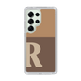 Slim Protection Case［ Original - initial two tone - R brown ］