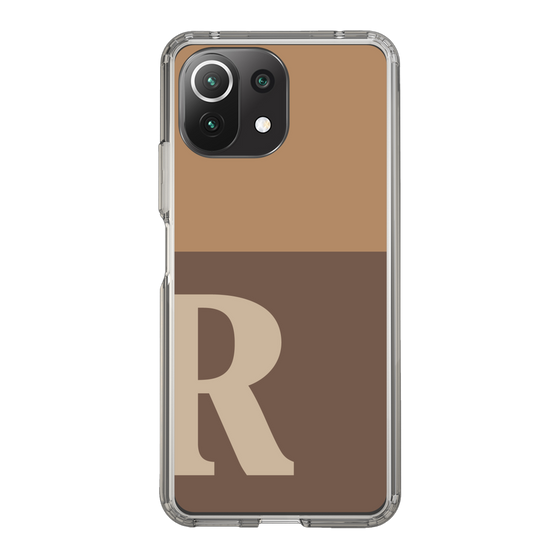 Slim Protection Case［ Original - initial two tone - R brown ］