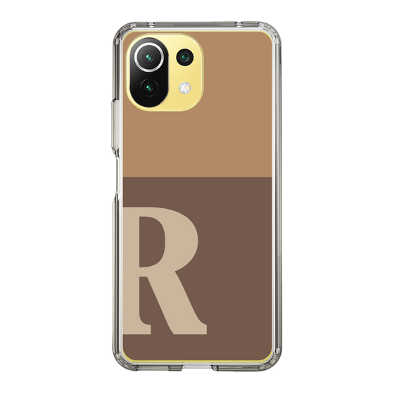 Slim Protection Case［ Original - initial two tone - R brown ］