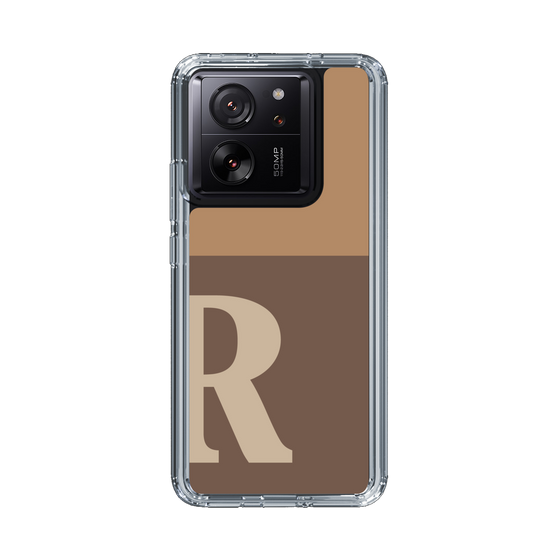Slim Protection Case［ Original - initial two tone - R brown ］