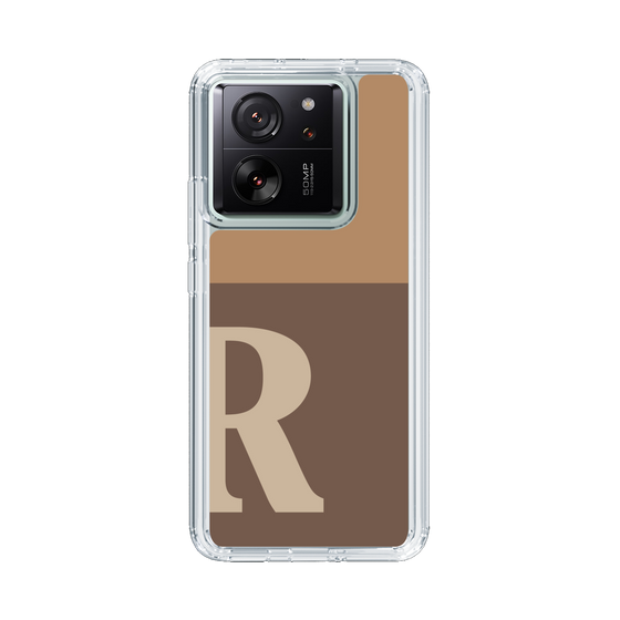 Slim Protection Case［ Original - initial two tone - R brown ］