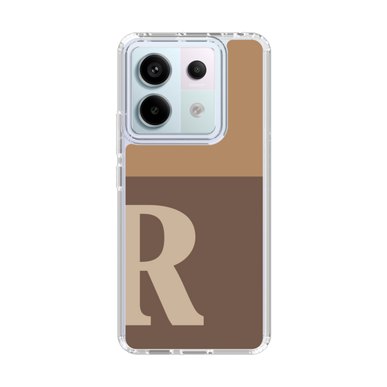 Slim Protection Case［ Original - initial two tone - R brown ］