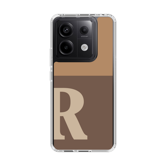 Slim Protection Case［ Original - initial two tone - R brown ］