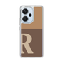 Slim Protection Case［ Original - initial two tone - R brown ］