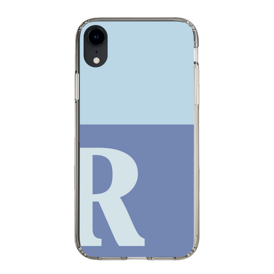 Slim Protection Case［ Original - initial two tone - R blue ］