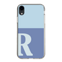 Slim Protection Case［ Original - initial two tone - R blue ］