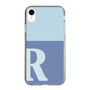 Slim Protection Case［ Original - initial two tone - R blue ］