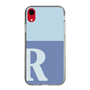 Slim Protection Case［ Original - initial two tone - R blue ］