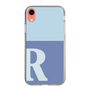 Slim Protection Case［ Original - initial two tone - R blue ］