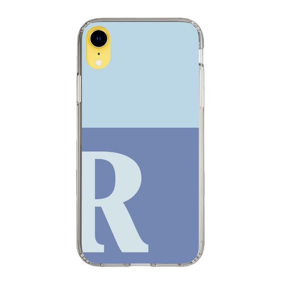 Slim Protection Case［ Original - initial two tone - R blue ］