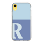 Slim Protection Case［ Original - initial two tone - R blue ］