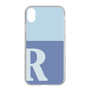 Slim Protection Case［ Original - initial two tone - R blue ］