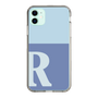 Slim Protection Case［ Original - initial two tone - R blue ］