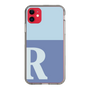 Slim Protection Case［ Original - initial two tone - R blue ］