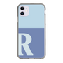 Slim Protection Case［ Original - initial two tone - R blue ］