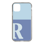 Slim Protection Case［ Original - initial two tone - R blue ］