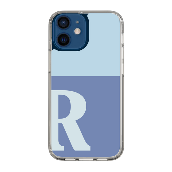 Slim Protection Case［ Original - initial two tone - R blue ］
