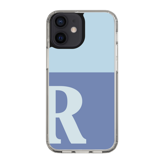Slim Protection Case［ Original - initial two tone - R blue ］