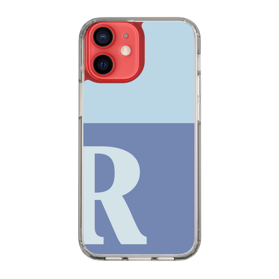 Slim Protection Case［ Original - initial two tone - R blue ］