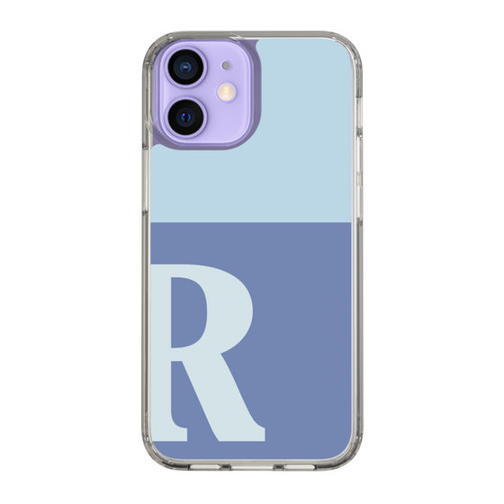 Slim Protection Case［ Original - initial two tone - R blue ］