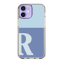 Slim Protection Case［ Original - initial two tone - R blue ］