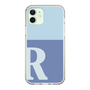 Slim Protection Case［ Original - initial two tone - R blue ］