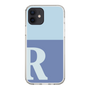 Slim Protection Case［ Original - initial two tone - R blue ］