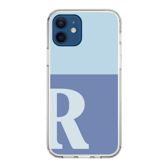 Slim Protection Case［ Original - initial two tone - R blue ］