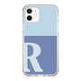 Slim Protection Case［ Original - initial two tone - R blue ］