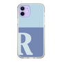 Slim Protection Case［ Original - initial two tone - R blue ］