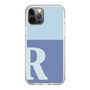 Slim Protection Case［ Original - initial two tone - R blue ］