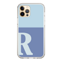 Slim Protection Case［ Original - initial two tone - R blue ］
