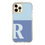 Slim Protection Case［ Original - initial two tone - R blue ］