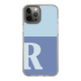 Slim Protection Case［ Original - initial two tone - R blue ］