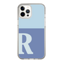 Slim Protection Case［ Original - initial two tone - R blue ］