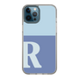 Slim Protection Case［ Original - initial two tone - R blue ］