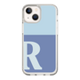 Slim Protection Case［ Original - initial two tone - R blue ］