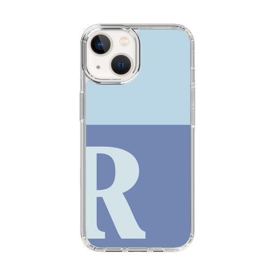 Slim Protection Case［ Original - initial two tone - R blue ］
