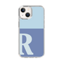 Slim Protection Case［ Original - initial two tone - R blue ］