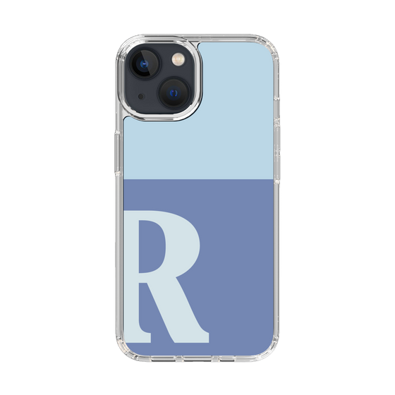 Slim Protection Case［ Original - initial two tone - R blue ］