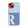 Slim Protection Case［ Original - initial two tone - R blue ］
