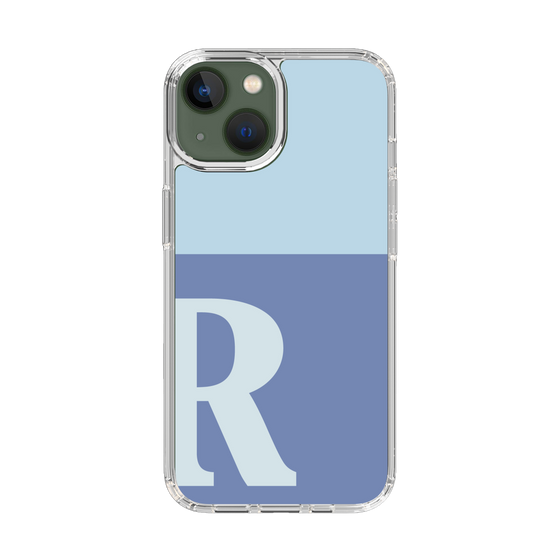 Slim Protection Case［ Original - initial two tone - R blue ］