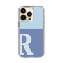 Slim Protection Case［ Original - initial two tone - R blue ］