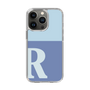 Slim Protection Case［ Original - initial two tone - R blue ］